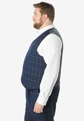 KingSize Men's Big & Tall KS Signature Collection Easy Movement 5-Button Suit Vest3