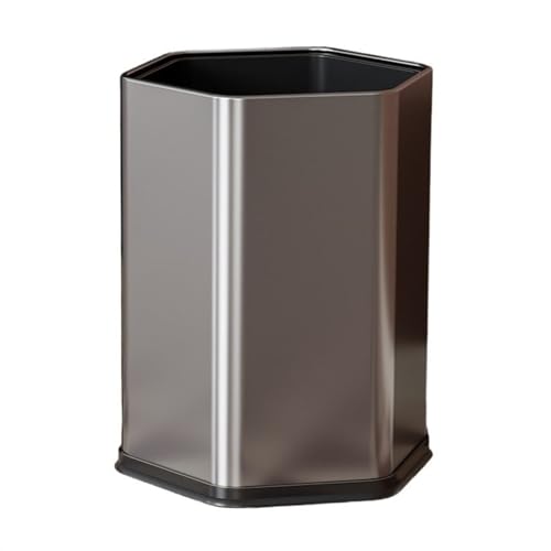 Caneca Hexagonal de Acero Inoxidable 15L sin Tapa