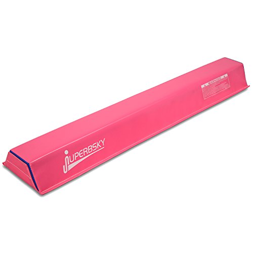 juperbsky Balance Beam for Kid's - Gymnastics Equipment for Teens Hone Skills at Home (PVC Pink 4' Long 4'' high) juperbsky Balance Beam for Kid's - Gymnastics Equipment for Teens Hone Skills at Home (PVC Pink 4' Long 4'' high)