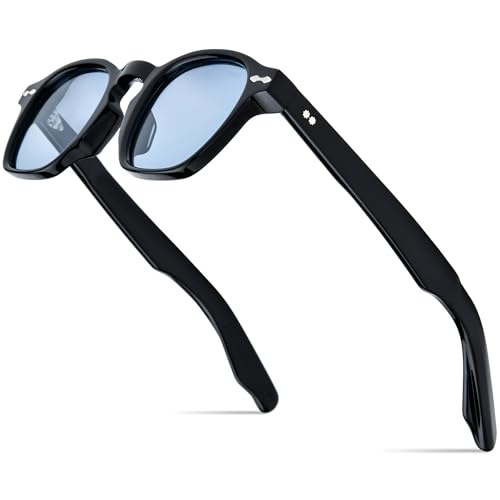 Image of HEPIDEM Acetate Glasses Frame Men Women Square Eyeglasses Optical Spectacles MZEPH