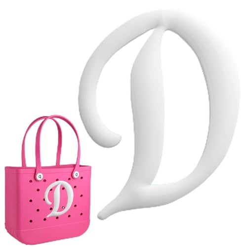 Charmes de lettres HMGES pour sac Bogg, accessoires décor