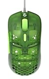G-Wolves Hati HTM 56g Honeycomb Mouse, PixArt 3389 16000DPI, 6 Programmable Buttons, Low Latency, for Esports (Emerald Green)