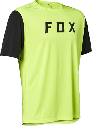 Fox Racing Ranger Short Sleeve Mountain Biking Jersey Fluorescent Yellow