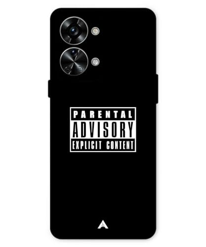 Image of Premium Explicit Case for Oneplus Nord 2T Soft-Touch Metal TPU Back Cover, Shockproof, Designer, Aesthetic Mobile Phone Case (Glossy Finish)
