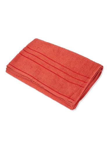 Image of Monte Carlo Essential 100% Cotton Bath Towel | 380 GSM Lightweight & Quick Dry | Soft Absorbent Compact Towel 60x120 cm | Bathroom Towel for Gym, Travel & Daily Use (Jazz) | Rhododendron