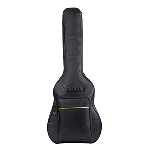 Bolsa de guitarra acústica de 36 pulgadas, tela Oxford resistente al agua acolchada de doble hombro,...