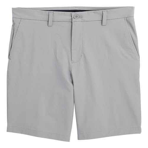vineyard vines Men's 9 Inch On-The-Go Shorts, Ultimate Gray
