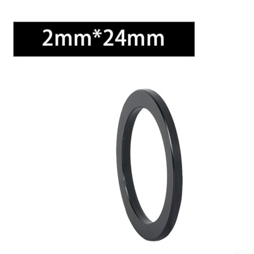 Fahrrad-Abstandshalter für optimale Fahrradeinrichtung und Leistungssteigerung (2 x 24 mm)