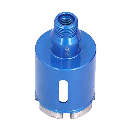 Agatige Ouvre-Trou de 55 mm, Outil de Coupe de Carreaux de Verre en Pierre de perçage de Filetage en tôle d'acier Inoxydable en Aluminium 1/2bsp