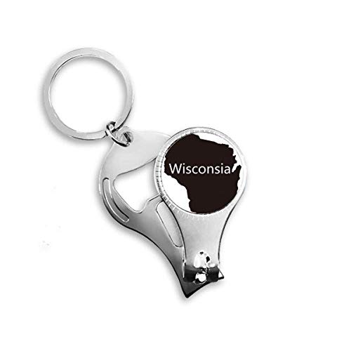 Pince à ongles Wisconsin pour camping et voyage avec ouvre-bouteille