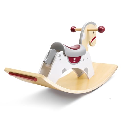 Hape-2-in-1-Schaukelpferd-Schaukelpferd-und-Balanceboard-Rutsch-und-Schwungspielzeug-ergonomischer-Sitz-Anti-Rutsch-Griff-ab-12-Monaten | Dealmeister.io Alt tag für bilder post titel