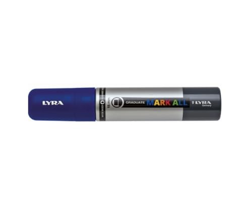 Lyra Graduate Mark All Paint Marker, 15mm XL Tip, Dark Blue