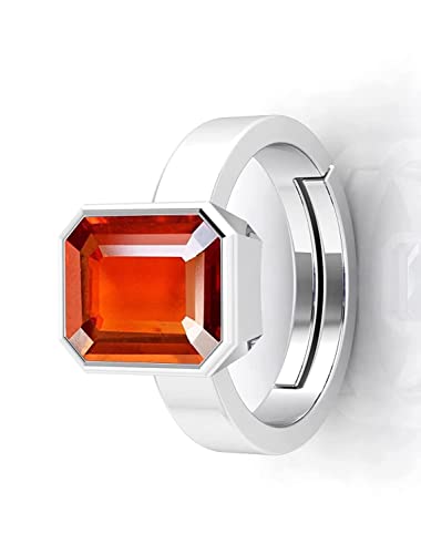 Bague grenat hessonite ajustable contre le stress des tailles fixes - 3