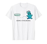 Funny Science Cute Microbiology Bacteria Apparel Unisex Adult T-Shirt Blue Short Sleeve Classic Fit T-Shirt Small