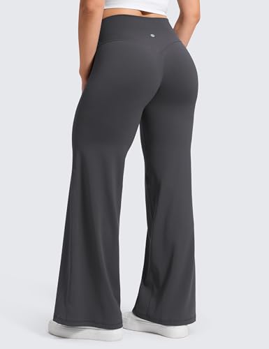 Image of CRZ YOGA Softretch Wide Leg Pants 28 inch /30 inch /32 inch | No Front Seam, Ultimate Comfort, Next to Skin, Yoga, Casual, High Waisted, for Women
