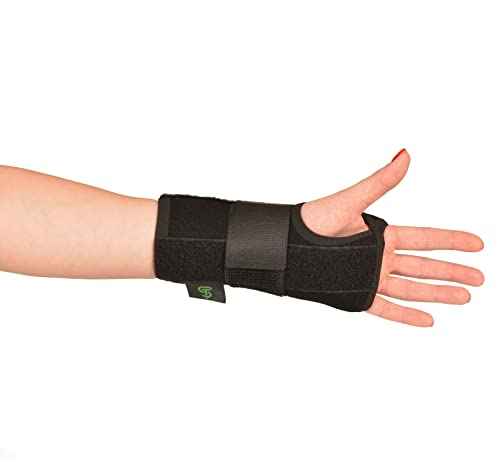 Sportherapy Attelle Poignet Ambidextre avec Attelle de Paume Rigide Amovible | Orthèse de Poignet Orthopédique Unisexe Tunnel Carpien, Tendinite | Dispositif Médical Certifié (S) Cover