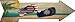 SMART BLONDE US and South Carolina Flag Flip Flop Novelty Mini Metal Arrow Sign MA-735