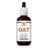 Oat Alcohol-Free Liquid Extract, Oat (Avena Sativa) Dried Grain Glycerite Natural Herbal Supplement, Hawaii Pharm, USA 2 fl.oz
