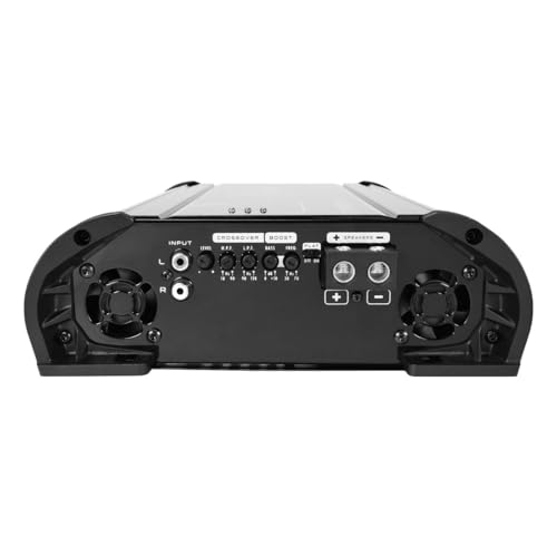 Image of Timpano TPT-5000 1 Ohm Full Range Amplifier - 5000 Watts RMS Class D 1 Channel Amp Built-in Crossovers for Installation of PRO Audio Midbass, Midrange Loudspeakers or Drivers on Car Audio Systems