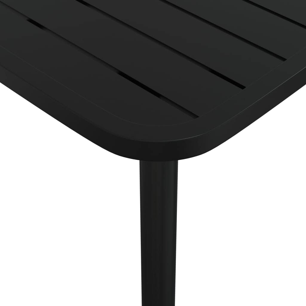 Mesa de Jardín vidaXL Acero Gris Antracita 110x80x71 cm, Mesa de Exterior, Muebles de Jardín