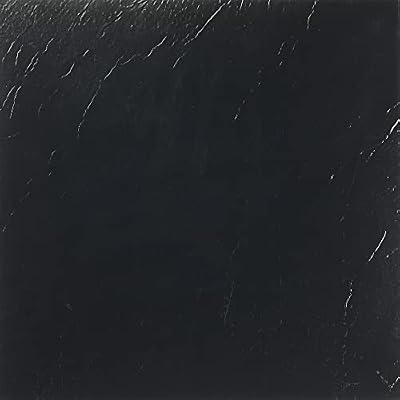 Achim Home Furnishings FTVSO10120 Nexus 12-Inch Vinyl Tile, Solid Black, 20-Pack