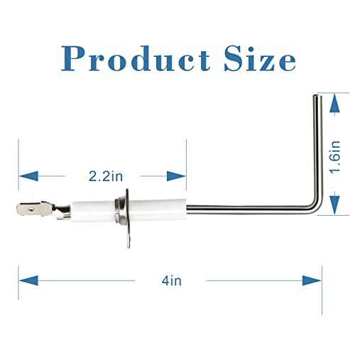 62-23543-01 Flame Sensor Rod Furnace Sensor for Gas Furnace Sensor Fit for Rheem (4 pack) LUXRILIX
