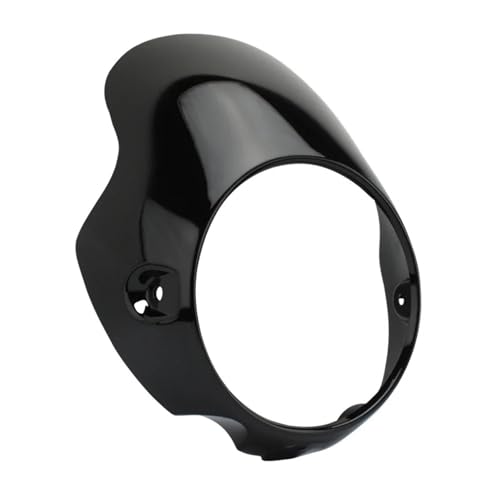 Pare-brise moto Triumph T120 finition haut de gamme noir brillant