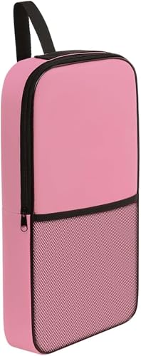 BtcFuピックルボールラケット、卓球ボール、スポーツバッグ、収納バッグ ポータブルバックパック、コンテナ (ピンク)