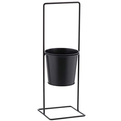 ベストコ(Bestco) ポットスタンド ボタニカルインテリア 鉢カバー付 NE-373 レクタンギュラー スチール製