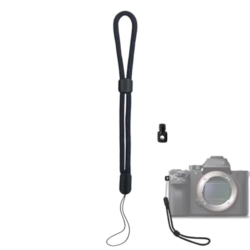 Correa de muñeca para cámara con de tornillo 1/4   Correa de venta rápida para cámaras réflex digitales y de acción, agarre seguro, correa de mano para fotografía al aire | Compatible con