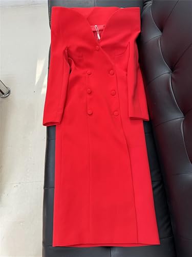 Women's Fashion 2024 Designer Stand Collar Long Trench Overcoat Windbreaker3