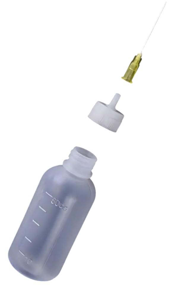 10 ADET 50 Ml Ölçekli Makine Yağı Yağlama Lehim Akı Sıvı Tutkal Alkol Şişesi Şırıngalı Damlalık Şişe