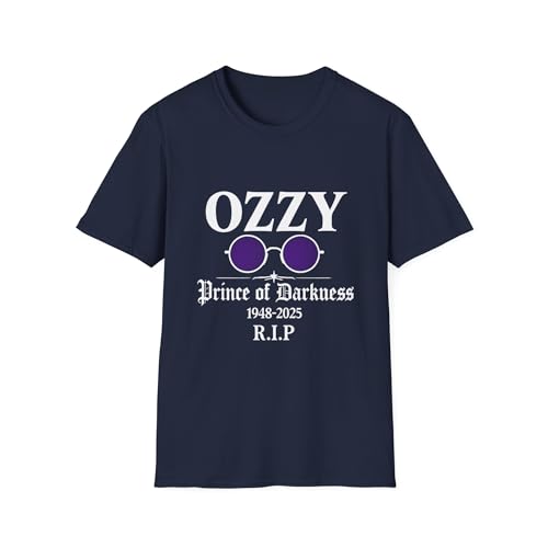 Ozzy RIP Prince of Darkness Shirt – 1948-2025 Tribute Tee | Rock Legend Memorial T-Shirt