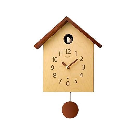 Rhythm 4MJ441NC06 Cuckoo Clock Brown
