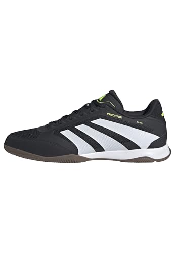 Adidas Unisex League Indoor Football Boots, Core Black/Cloud White/Lucid Lemon, 43 1/3 EU