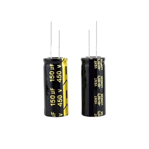 Condensateur électrolytique 450V avec capacité 150uF stable, boîtier radial 18x40 mm
