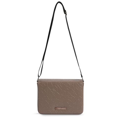 Image of Caprese Paulina Medium Sling Bag for Women with Adjustable Strap for Comfortable Wear | Flap with Magnetic Button Closure | Versatile Handbag for Everyday Use, Travel, & Special Occasions
