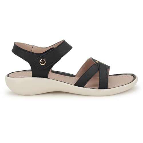 Image of LENSBURY Women Stylish Slippers Flip Flops Cream Flat Slip on Sandals I Stylish and Casual I Comfortable & Lightweight LBFL35