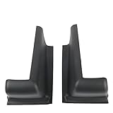 HOOMIN for Tesla Model Y Car Seat Slide Rail Cover, 1 Pair Black Car Seat Bottom Track Anti-Kick Corner Protectors, Car Interior Accessories, ABS Plastic