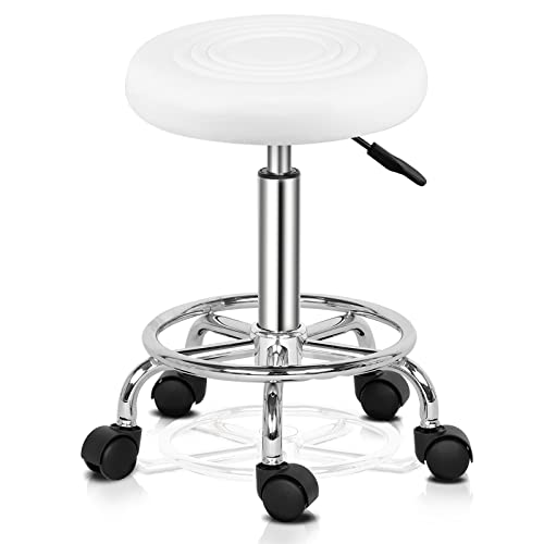 Bonnlo Tabouret à roulettes, Hauteur Réglable
