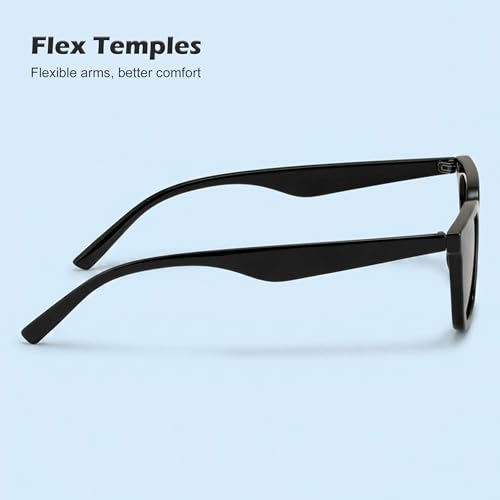 Image of ROYAL SON Square Cat Eye Men Women Fashion Sunglasses Polarized UVA /UVB Protection