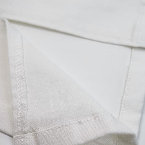 KIDSCOOL SPACE Girls Simple Jeans, 6-15T Elastic Band High Stretch Flared Denim Pants3