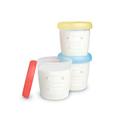 Clingo Potes Para Armazenamento Leite Materno E Papinha Multicor