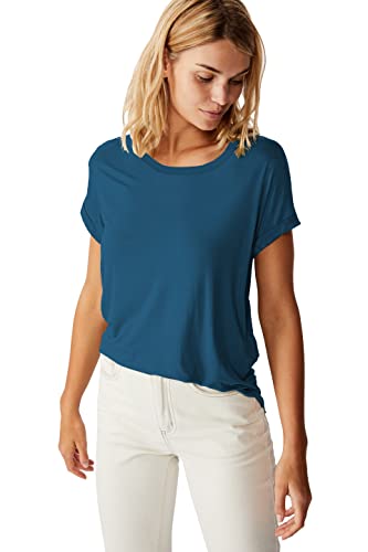 Image of Fabricorn Stylish Plain Up and Down Cotton Tshirt for Women
