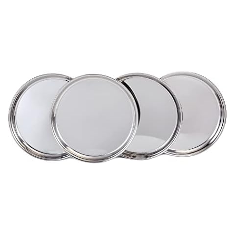 Vinod Stainless Steel Dinner Plate Set Cover