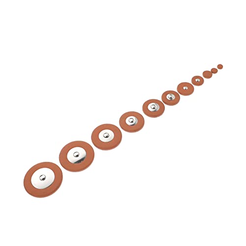 Tapis pour instruments musique : lot 25 coussinets de remplacement pour saxophone alto