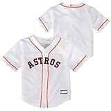 Houston Astros MLB Toddler 2-4 White Home Official Team Jersey (US, Age, 3 Years, Houston Astros White)