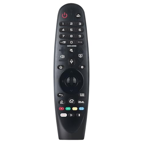 AULCMEET AN-MR19BA Neu Replace Voice Remote passend für fit for LG Magic NanoCell OLED 4K TV 2019 Models W9 E9 C9 B9 Series SM99 SM95 SM90 SM86 SM85 SM82 Series UM76 UM75 UM74 UM73 UM71 Series