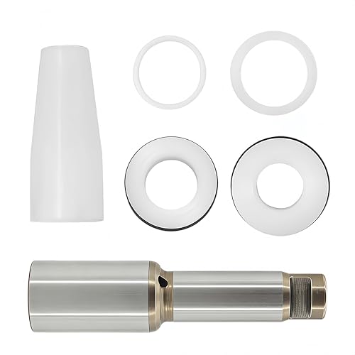 Image of 704-586 Piston Pump Repair Packing Kit with 704-551 Parts | Includes Piston Rod, Piston Seal & Upper /Lower Seals, Fits for Titan Impact 440 540 640 Wagner 320 321 Airless Sprayer