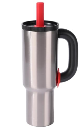 Image of CYNVEXA Tumbler with lid and Straw 1200ML Cup Stainless Steel Vacuum Insulated Tumbler for Water, Iced Tea or Coffee 1.2L Office Gym Travelling (40 - Oz - Coconut Cloud)